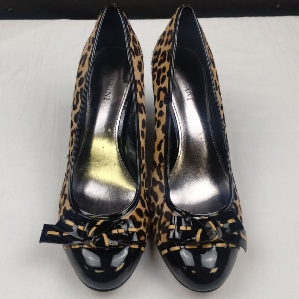 Alfani Women's Brown Leopard Print Shoe/Heels Sz8M SKU 3966